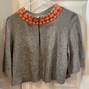 Trina Turk beaded shrug sweater